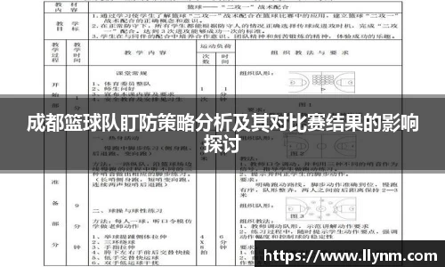 成都篮球队盯防策略分析及其对比赛结果的影响探讨